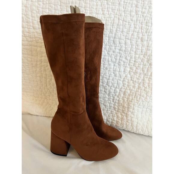 NWOB Anthropologie Silent D Rosemary Boots Cedar Size 37 - Picture 2 of 8